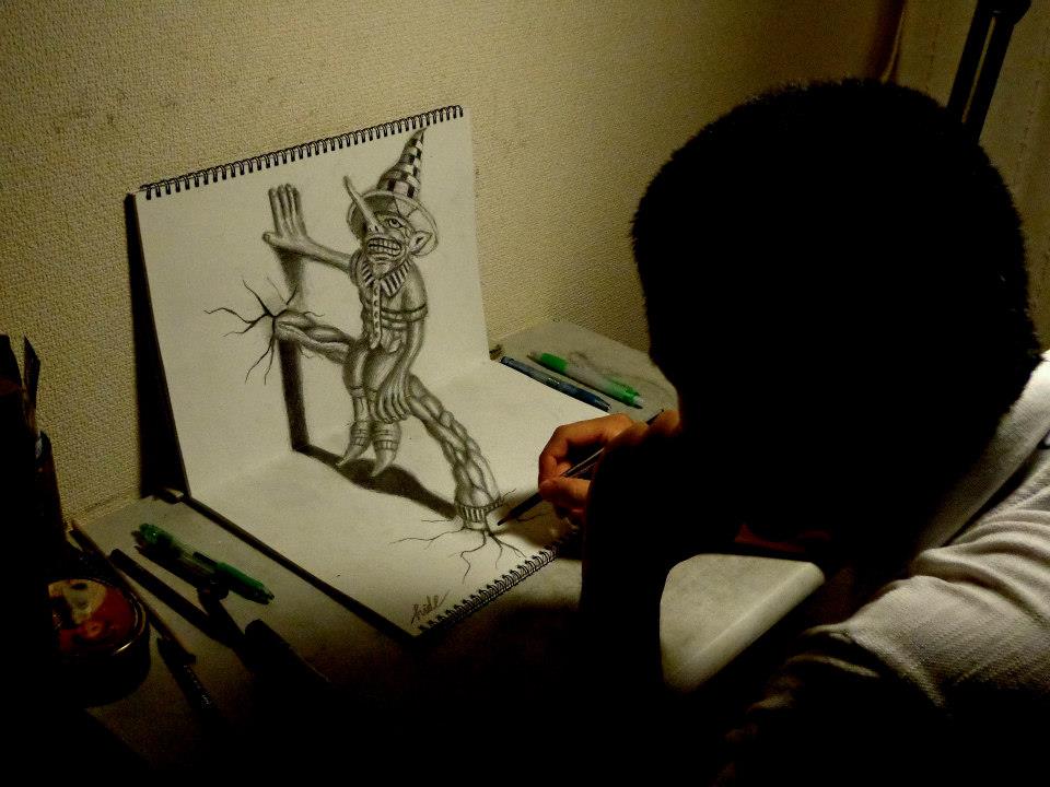 Moćni 3D Crteži sa grafitnom olovkom